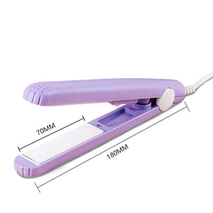 Mini Portable Hair Iron Hair Straightener Curler Professional Hair Irons Ceramic