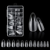 120Pcs Fake Nails American Capsule Gel X Coffin