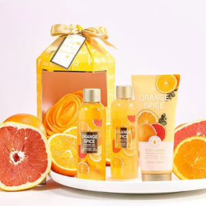 Body &amp; Earth Orange Spice 4 Pieces Gift Set