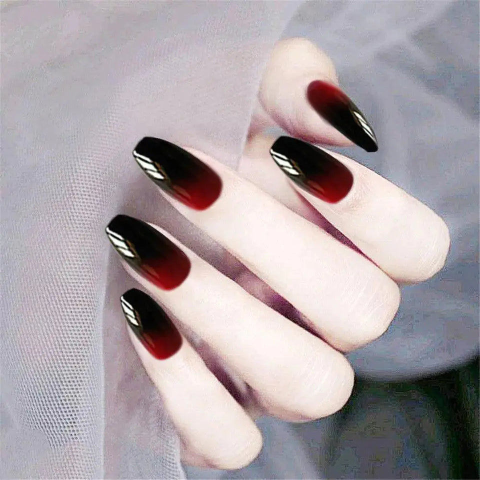 Short Ballet Wearable Fake Nails