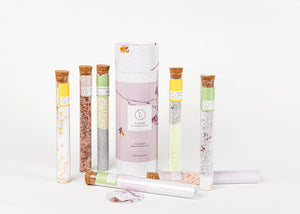 wholesale - Natural GIFT for your bath in a Tube - Gift set with 7 Glass tubes