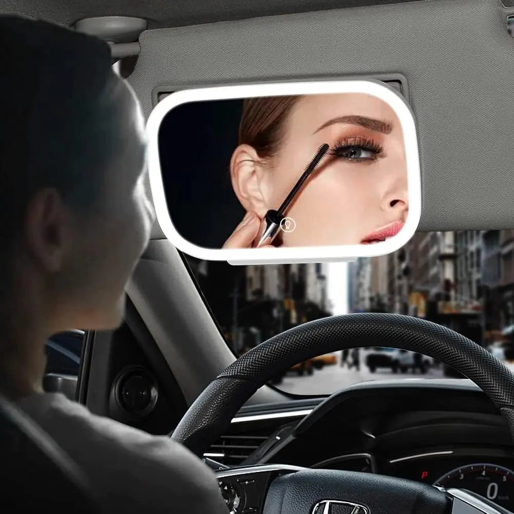 Car LED Make-Up Mirror