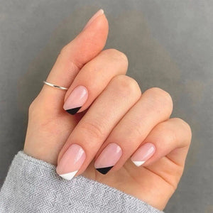 Short Ballet Wearable Fake Nails