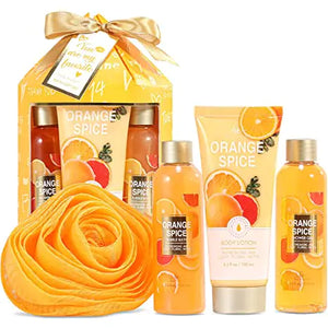 Body &amp; Earth Orange Spice 4 Pieces Gift Set